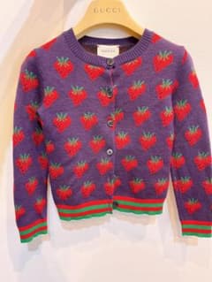 GUCCI いちご柄カーディガンのサムネイル