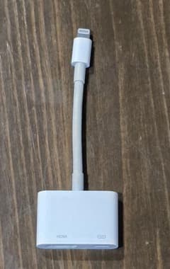 Apple 純正　Lightning HDMI変換アダプター ホワイトのサムネイル