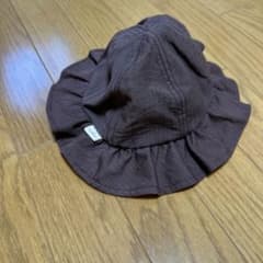 ベビー帽子 48cm ブラウンのサムネイル