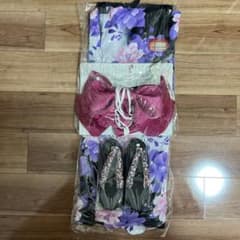 子供用 浴衣・帯・下駄セット 150cmのサムネイル