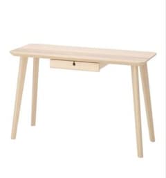 美品】IKEA LISABO デスク 引き出し付き - メルカリ