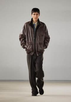 AURALEE Heavy Lamb Leather Zip Blouson - メルカリ