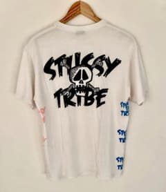 OLD STUSSY Tシャツ TRIBE SKULL スケート 名品のサムネイル