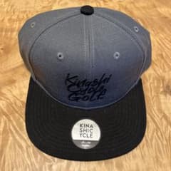 Kinashi cycle Golf キャップ グレー黒のサムネイル