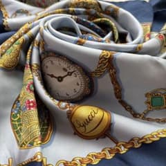 GUCCI グッチ シルクスカーフ イタリア製 大判スカーフ - メルカリ