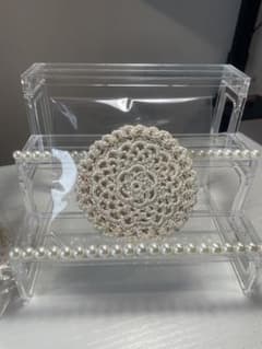 ハンドメイド 編みコースターのサムネイル