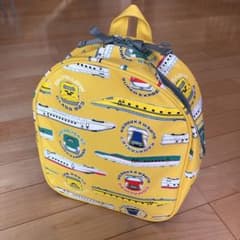 【新品】新幹線　キッズリュック　イエローカラーのサムネイル