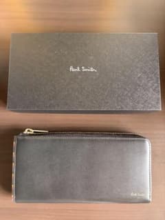 Paul Smith 長財布 ラウンドファスナー ブラック