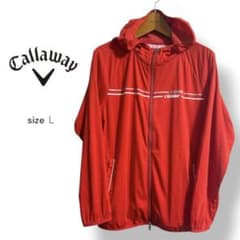 キャロウェイ★2way ダブルジップ ジャケット レッド Lサイズ Callaway レディース ゴルフジャケット レッド L - メルカリ