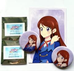 アイカツ！紫吹蘭 歩みvar. 缶バッジ2種 購入特典ポストカード - メルカリ