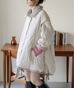 kastane キルティングリバーシブルミドルコートのサムネイル