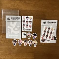 【未開封1開封済1】Snow Man 2022Labo.ステッカー2セットのサムネイル