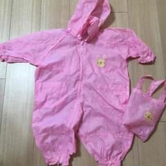 収納袋付き‼︎うさぎさんレインコートのサムネイル