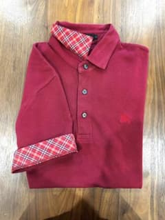 BURBERRY BLACK LABEL ポロシャツ レッド チェックのサムネイル