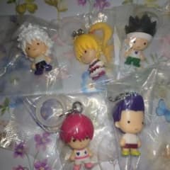 HUNTER×HUNTER 미니 피겨 키홀더 5종 세트 컴플리트