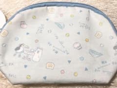 先輩はおとこのこ　ポーチ 水色のサムネイル