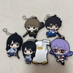 銀魂THE FINALカプセルラバーマスコット(沖田総悟、志村新八、桂小太郎…)のサムネイル