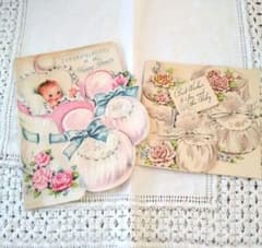 ビンテージ ベビー コラージュ ジャンクジャーナル 素材 アンティーク