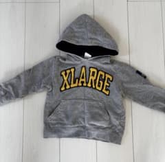 XLARGE キッズ用 フード付きトレーナー　100センチのサムネイル