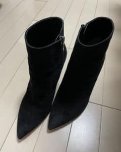 ダイアナ　ショートブーツ　スウェード　黒　美品のサムネイル