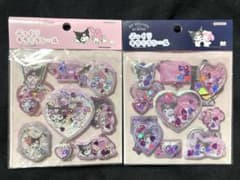 マイメロ クロミ ぷっくりキラキラシールセットのサムネイル