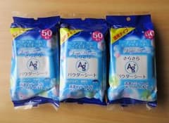 Taaama⋆‎*さん専用　さらさらパウダーシート Ａｇ＋ 徳用３個セットのサムネイル