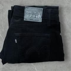 EDWIN F503 黒 コーデュロイ W32