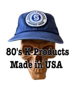 80's K-Products トラッカーキャップ アメリカ製 メッシュキャップ