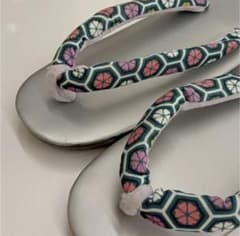 草履　日本製　ウレタンソール　レトロ　アンティークのサムネイル