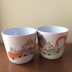 昭和レトロ メラミン コップ×2のサムネイル