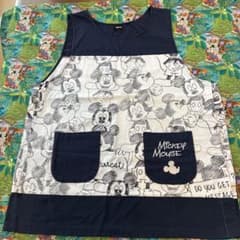 ミッキーマウス エプロン キャラクターデザイン 3L〜4L 大きいサイズのサムネイル
