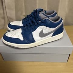 か*ん様 Nike Air Jordan 1 Low ネイビー/ホワイトのサムネイル
