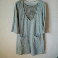 無印良品♡産前産後　ワンピ　授乳中のサムネイル