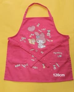 マイメロディ 子供用エプロン 120cm ピンク - メルカリ
