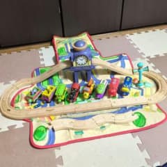 チャギントン　木製レール セット　汽車・電車　まとめて　ラーニングカーブ チャギントン 木製レール セット 汽車・電車 まとめて ラーニング
