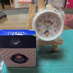 不二家 ペコちゃん MILKY CLOCK ホワイトのサムネイル