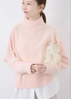 ROPE' PICNIC ロペピクニック　ハイネックラグランニットプルオーバーのサムネイル
