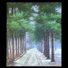 油絵 油彩 油彩画 絵 絵画 【鳥居の夕富士】 油絵 油彩 油彩画 絵 絵画 【鳥居の夕富士】 | Shop at Mercari from