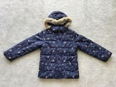 GAP （kids Lサイズ）中綿コート 花柄 ネイビーのサムネイル