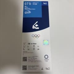 合*様 【超希少】東京2020 野球決勝戦チケット 侍ジャパン初金メダル　コレク 合*様 【超希少】東京2020 野球決勝戦チケット 侍ジャパン初金メダル