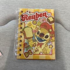 Disney Stitch Reuben リングノート シール帳のサムネイル