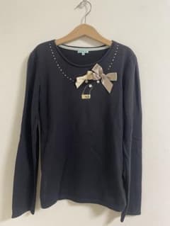 TOCCA 黒　長袖カットソー 150 リボンのサムネイル