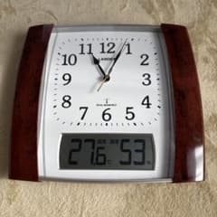 ジャンク品】LANDEX 電波掛時計 温度湿度計付き - メルカリ