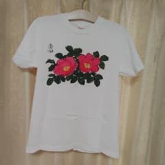 六花亭 花柄 半袖Tシャツ ホワイトのサムネイル