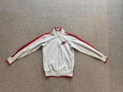 オールドNIKE トラックジャケット S 白赤 Y2K レトロ ジャージのサムネイル