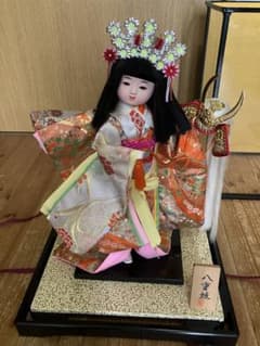 特撰　市松人形 ピンクと紫の着物　パステルカラー 特撰市松人形ピンクと紫の着物パステルカラー| Buyee日本代购服务| 于