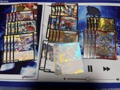 デュエマ 赤白サムライ パーツ付きのサムネイル