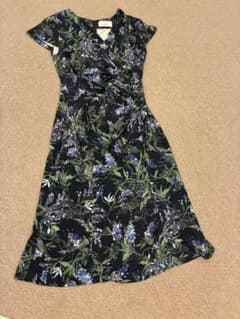 kay me カシュクールワンピース 花柄 13号のサムネイル