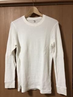 UNIQLO ワッフル　カラー白サイズSのサムネイル