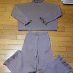ニット　セットアップ　ブラウン　モカのサムネイル